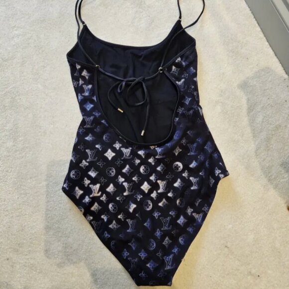 Louis Vuitton Mahina Monogram One-Piece Swimsuit - Size 38 - Picture 4 of 12